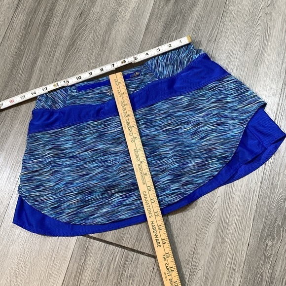 Athleta Blue Space Dye Bustle Skort size S - Picture 10 of 12